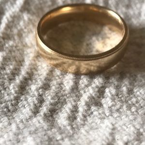 Vintage Men’s Gold  Wedding Band